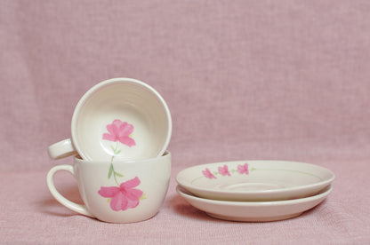 कुमुद set of 2 Tea Cup & Saucer